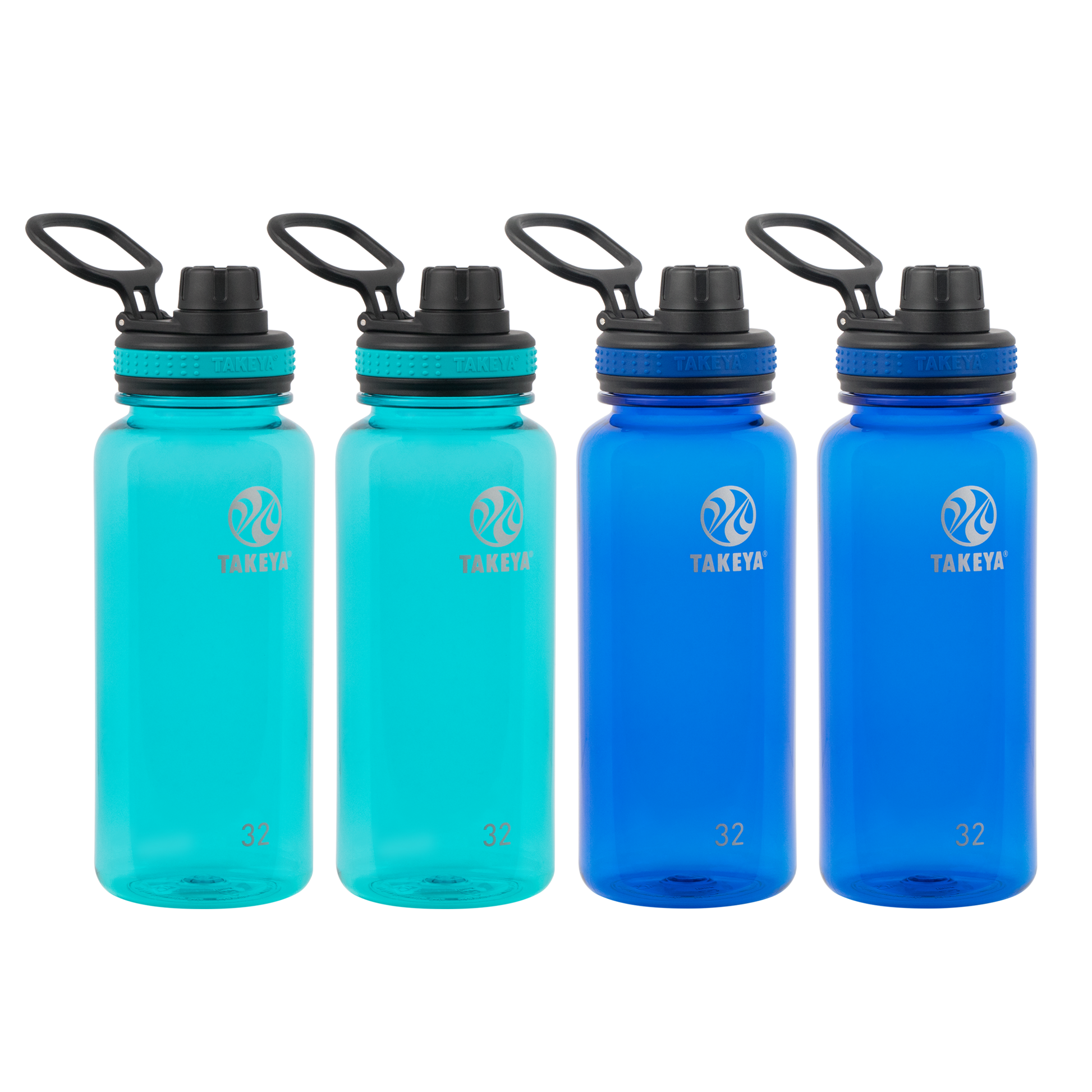 tritan-water-bottle-with-spout-lid-4-pack-f6 50276-Tritan-Spout-32-4pk-Ocean-Royal-angle.png