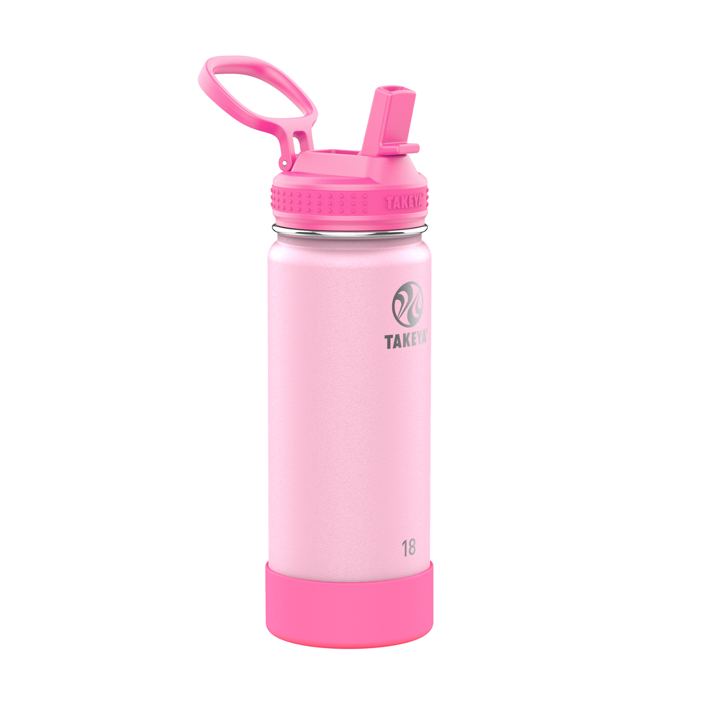 actives-kids-glow-in-the-dark-water-bottle-with-straw-lid-u6 51076-Actives-Kids-Straw-18-GID-SummerGlowPink-angle.png