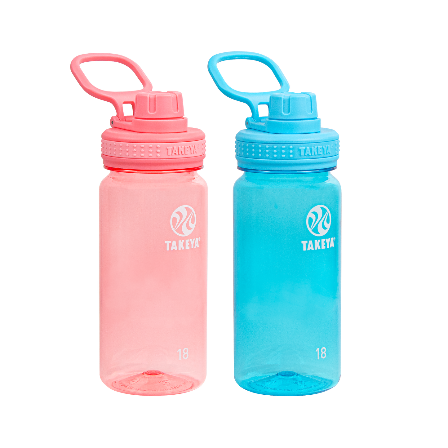 tritan-water-bottle-bundle-with-spout-lid-2-pack-o9 51475-Tritan-Spout-18-2pk-FlutterPink-BreezyBlue-Front_1.png