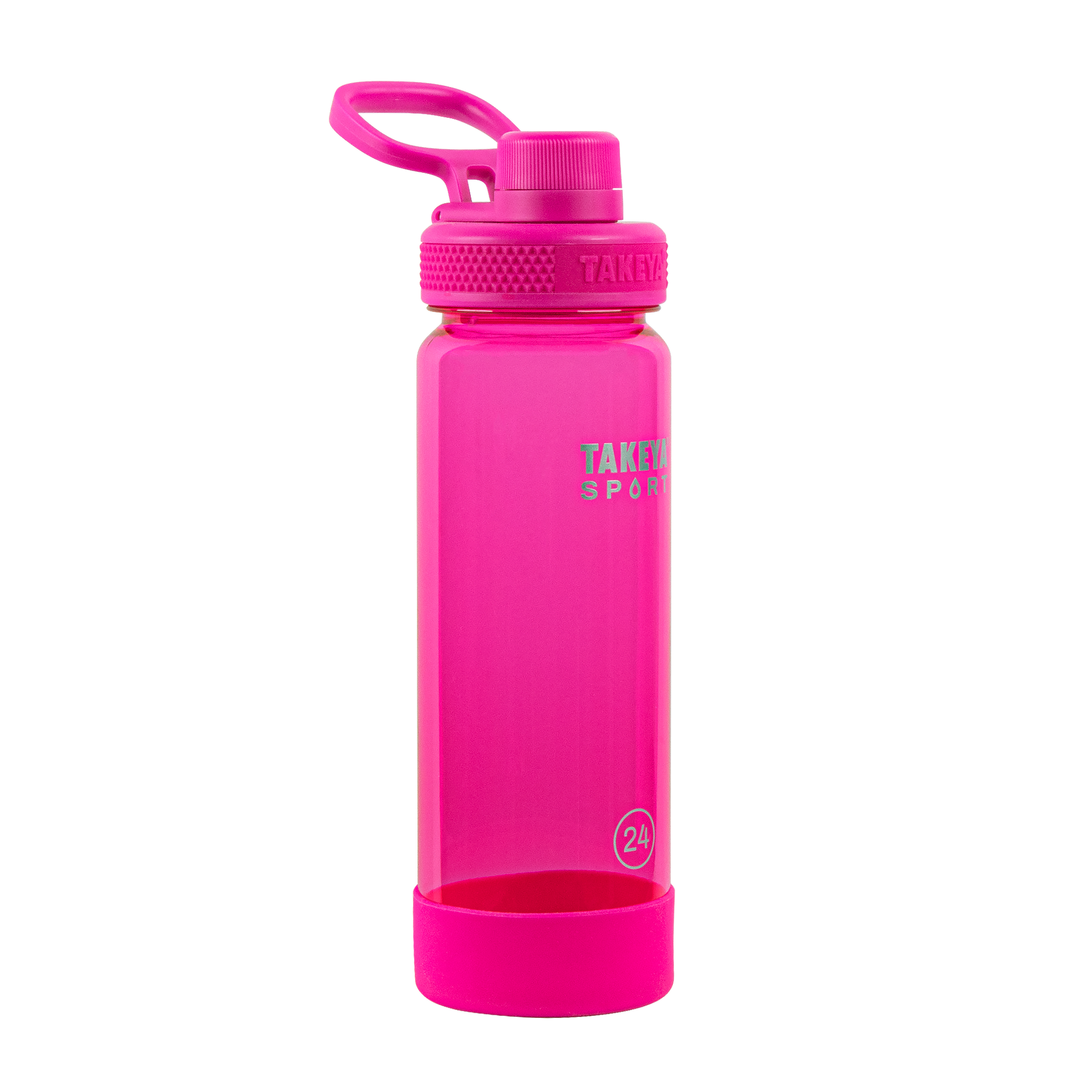 tritan-sport-water-bottle-with-spout-lid-f2 51671-TKS-Tritan-Spout-24-PinkSweep-frontangle.png
