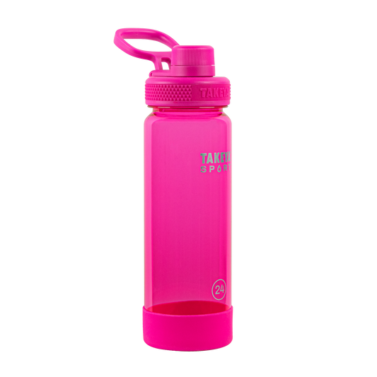 tritan-sport-water-bottle-with-spout-lid-f2 51671-TKS-Tritan-Spout-24-PinkSweep-frontangle.png