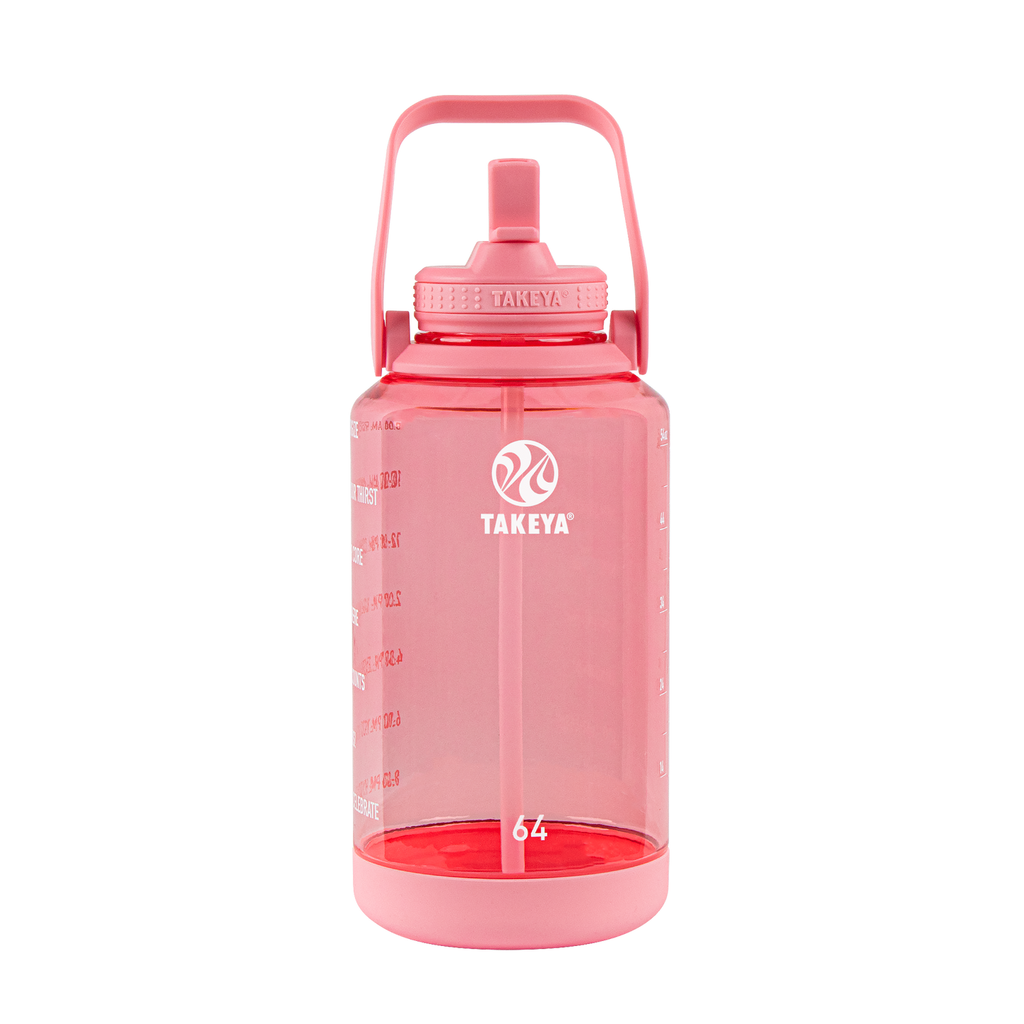 tritan-motivational-water-bottle-with-straw-lid-e3 54143-Tritan-Straw-Motivational-64-FlutterPink-front.png