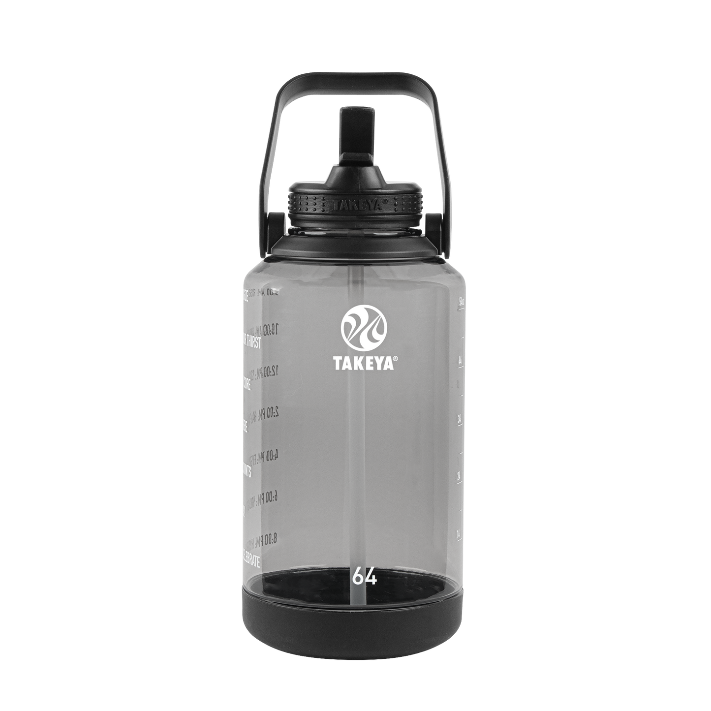 tritan-motivational-water-bottle-with-straw-lid-e3 54145-Tritan-Straw-Motivational-64-StormyBlack-front.png